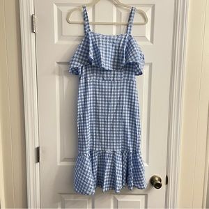 CAD size XL plaid ruffle dress